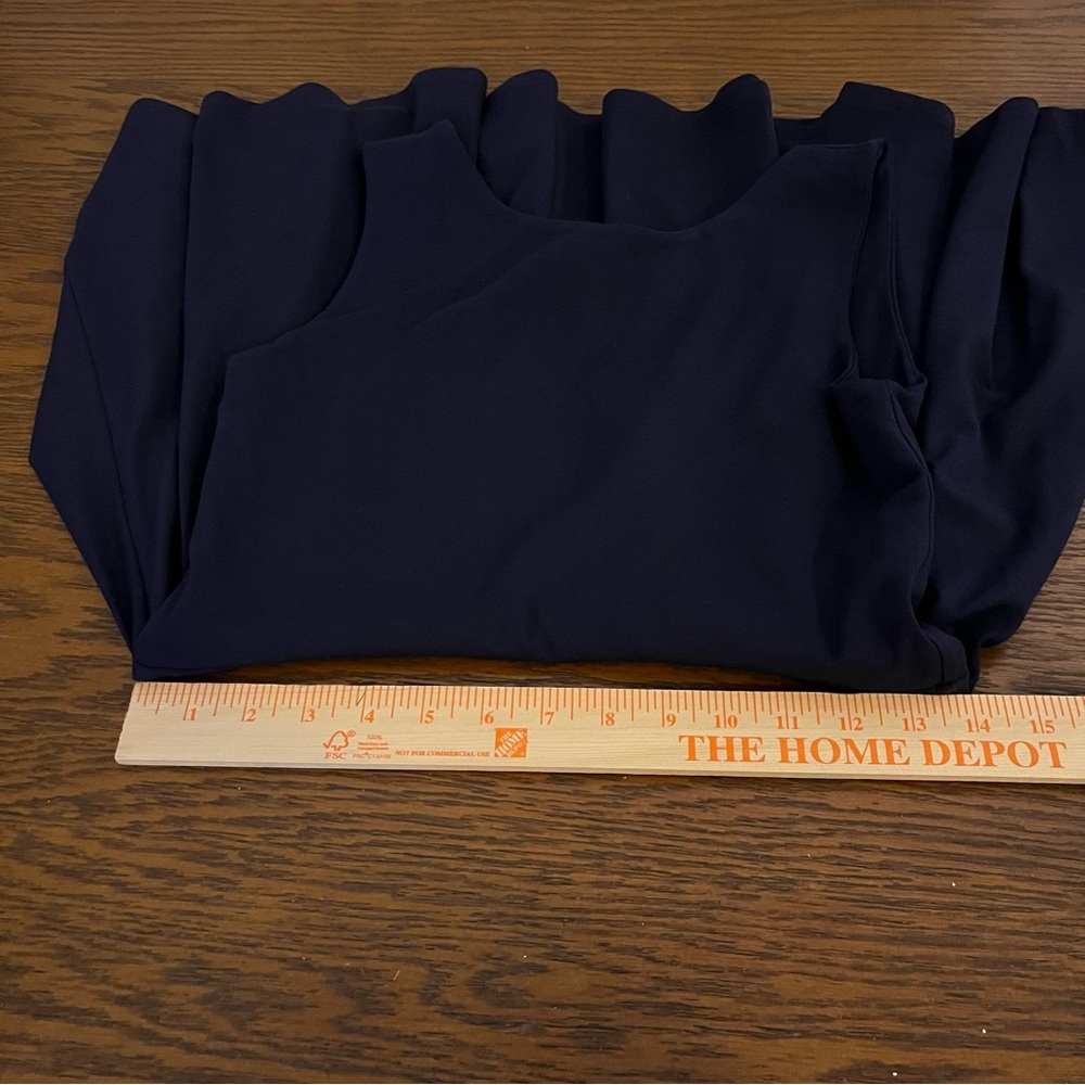 Fighting Eel Mira Dress Size Small Basic Navy Sle… - image 12